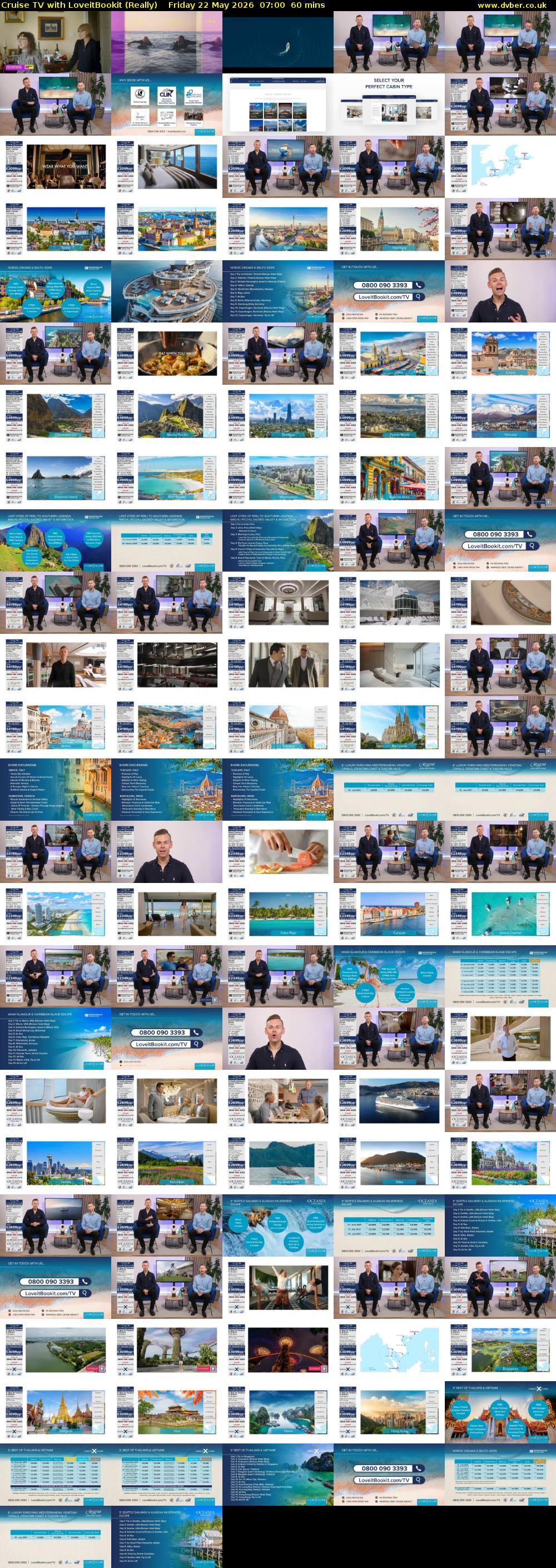 Cruise TV with LoveitBookit (Really) Friday 22 May 2026 07:00 - 08:00