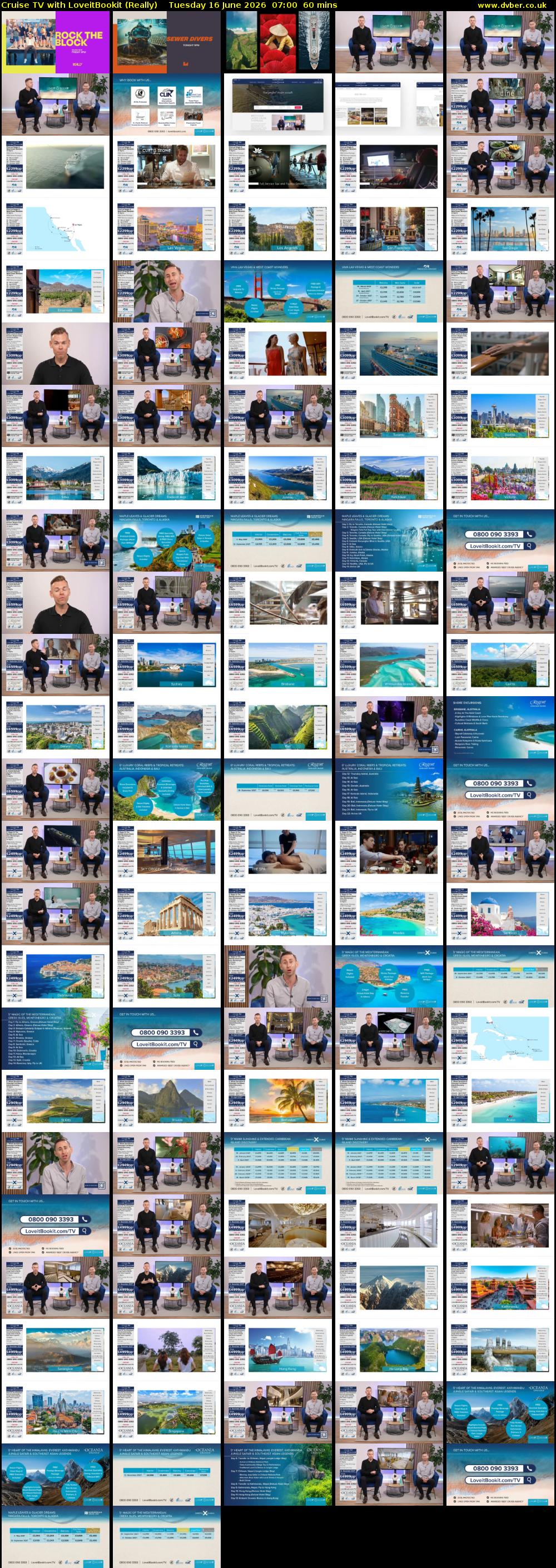 Cruise TV with LoveitBookit (Really) Tuesday 16 June 2026 07:00 - 08:00