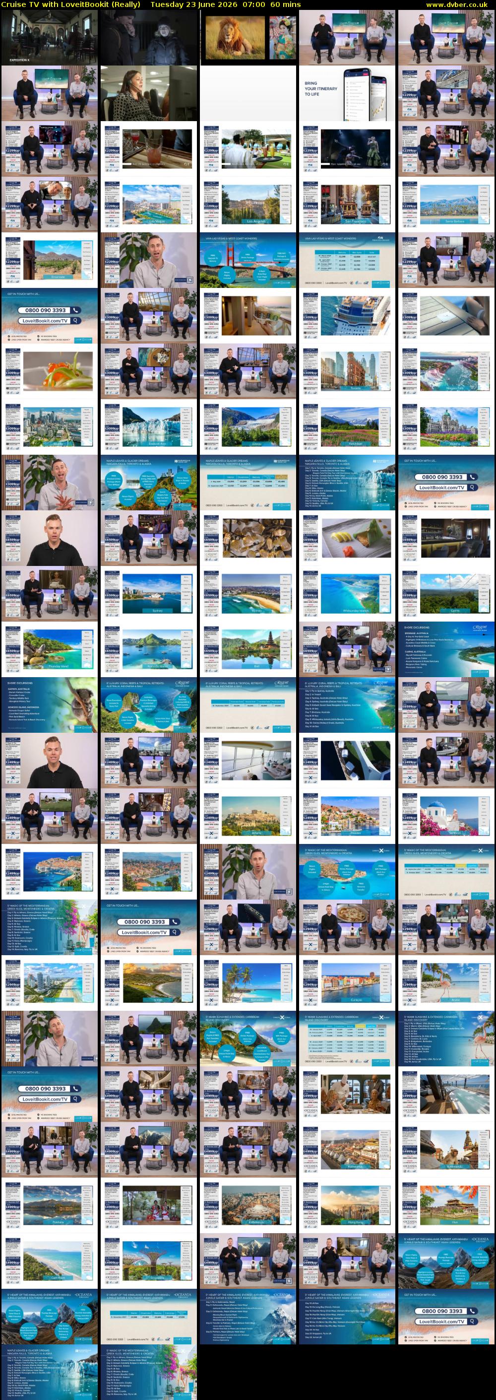 Cruise TV with LoveitBookit (Really) Tuesday 23 June 2026 07:00 - 08:00