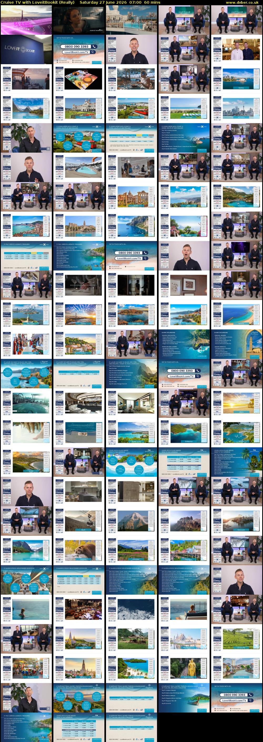 Cruise TV with LoveitBookit (Really) Saturday 27 June 2026 07:00 - 08:00