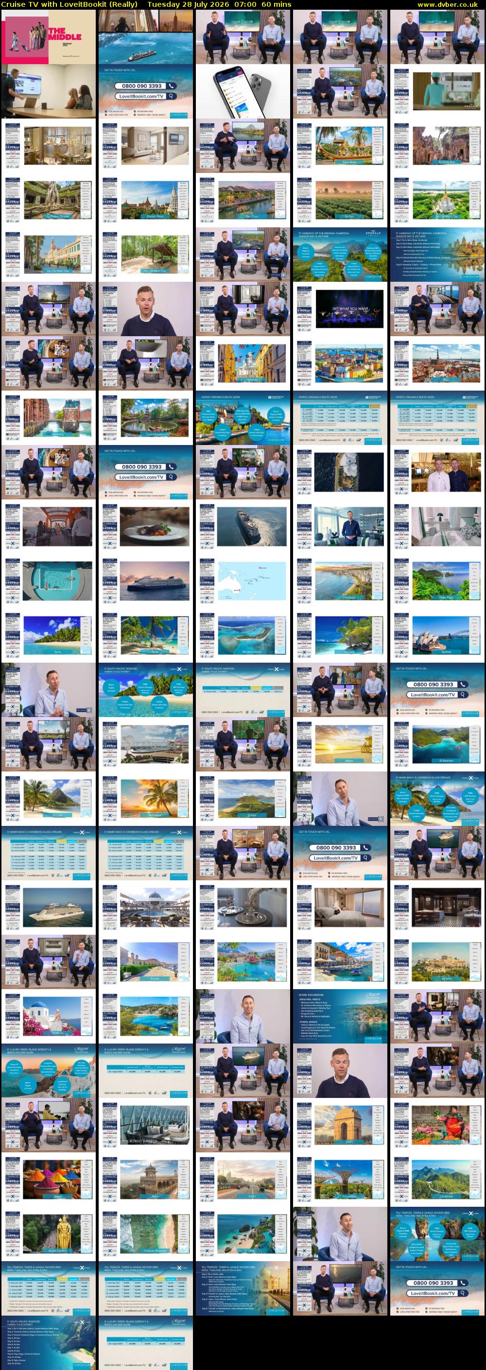 Cruise TV with LoveitBookit (Really) Tuesday 28 July 2026 07:00 - 08:00