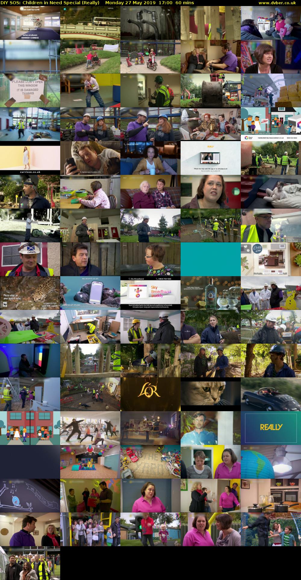 DIY SOS: Children in Need Special (Really) Monday 27 May 2019 17:00 - 18:00