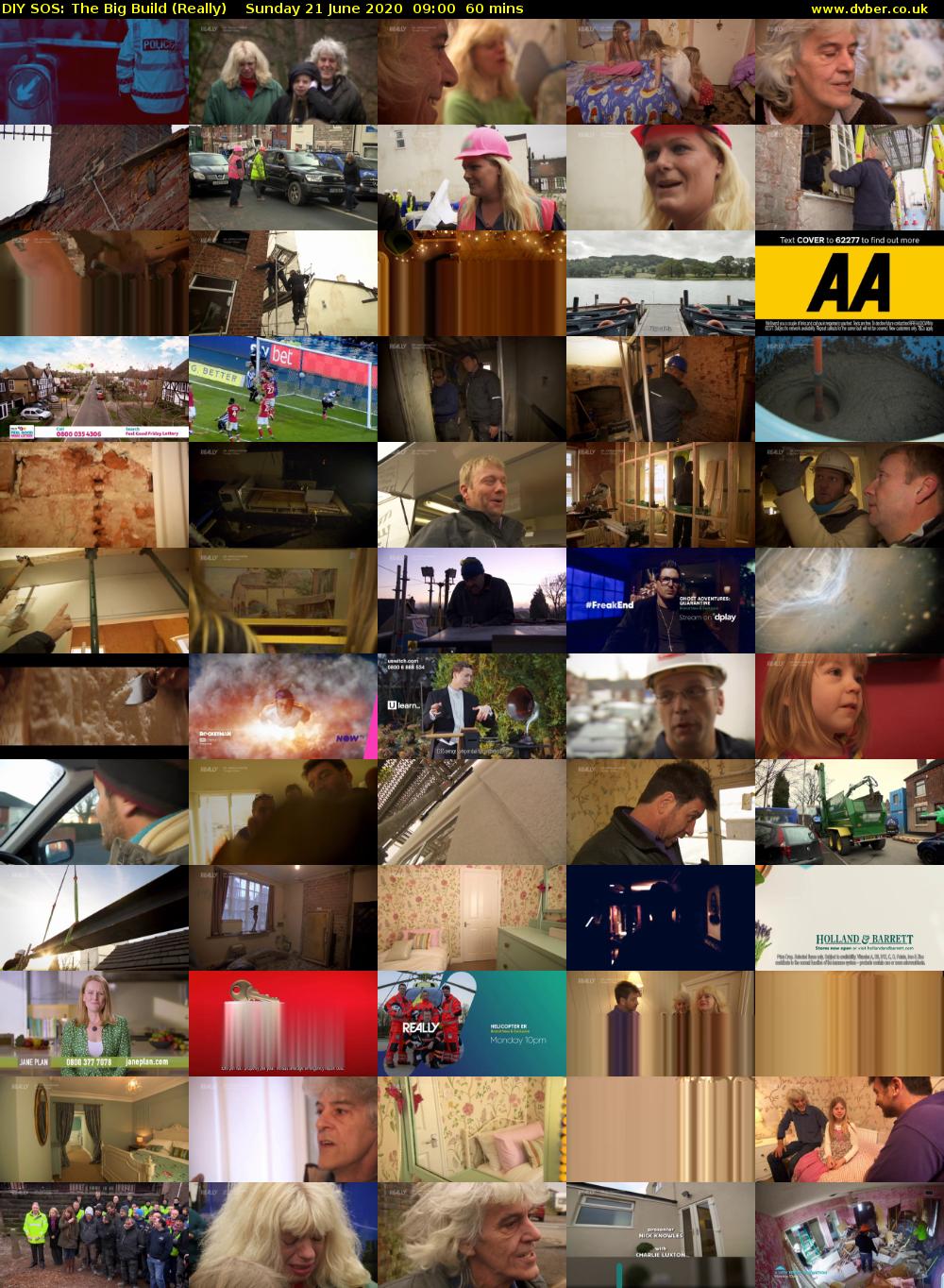 DIY SOS: The Big Build (Really) Sunday 21 June 2020 09:00 - 10:00