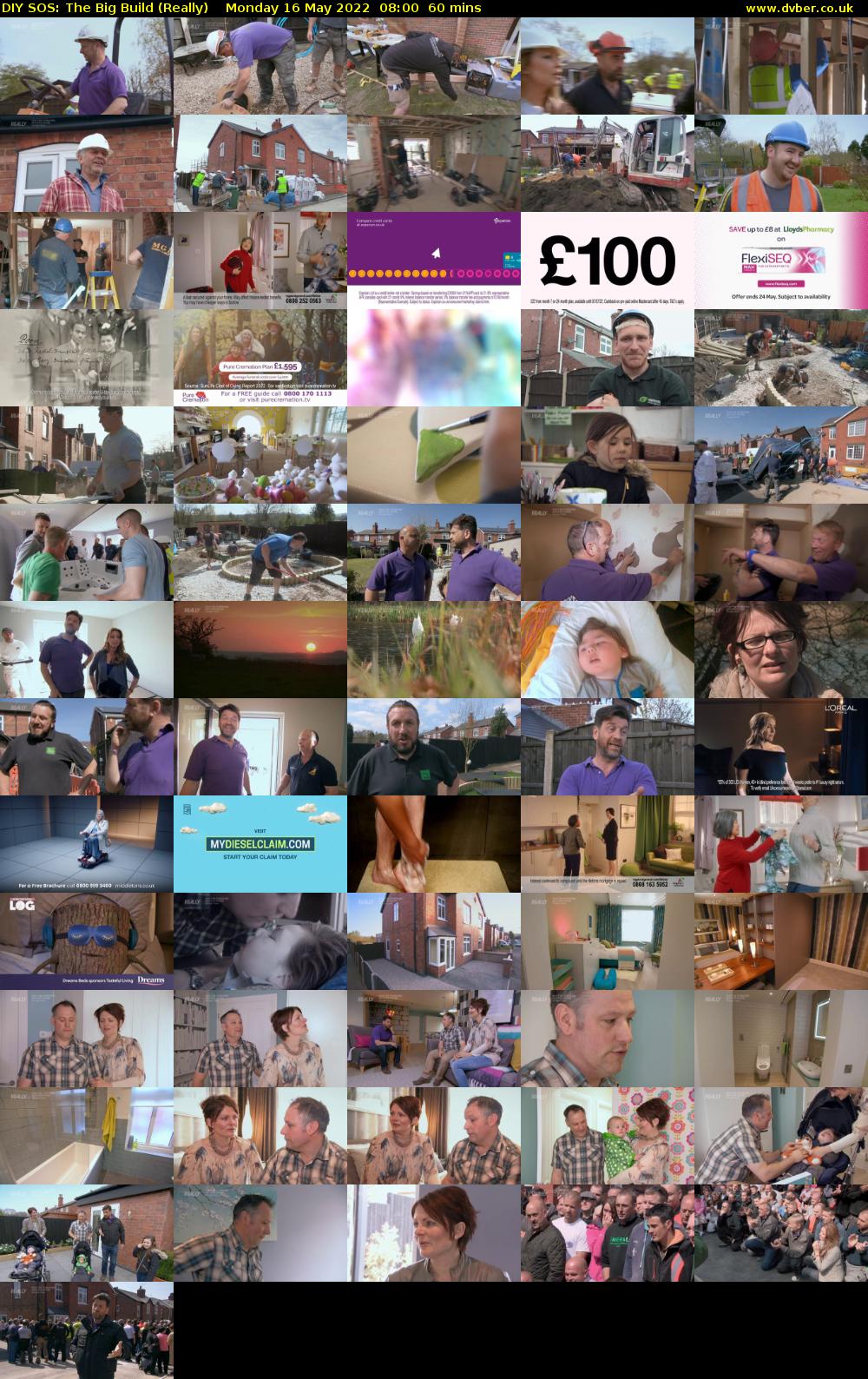 DIY SOS: The Big Build (Really) Monday 16 May 2022 08:00 - 09:00