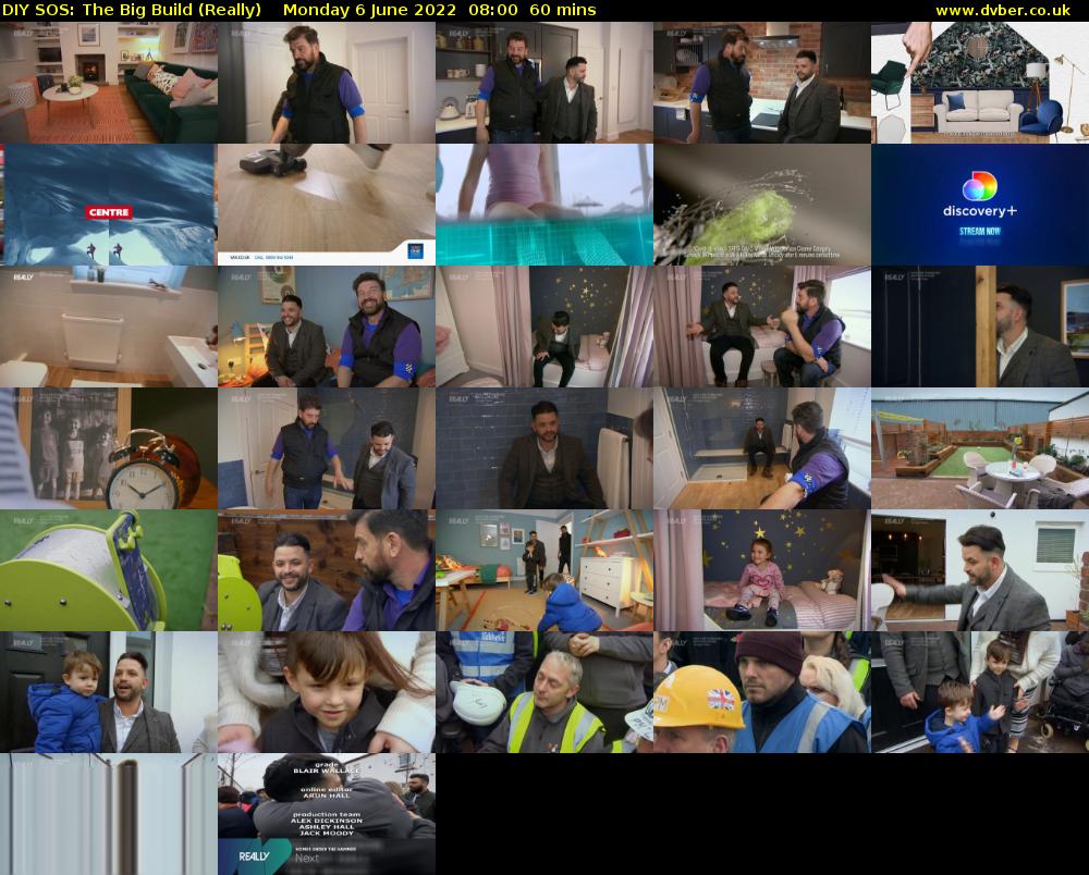 DIY SOS: The Big Build (Really) Monday 6 June 2022 08:00 - 09:00
