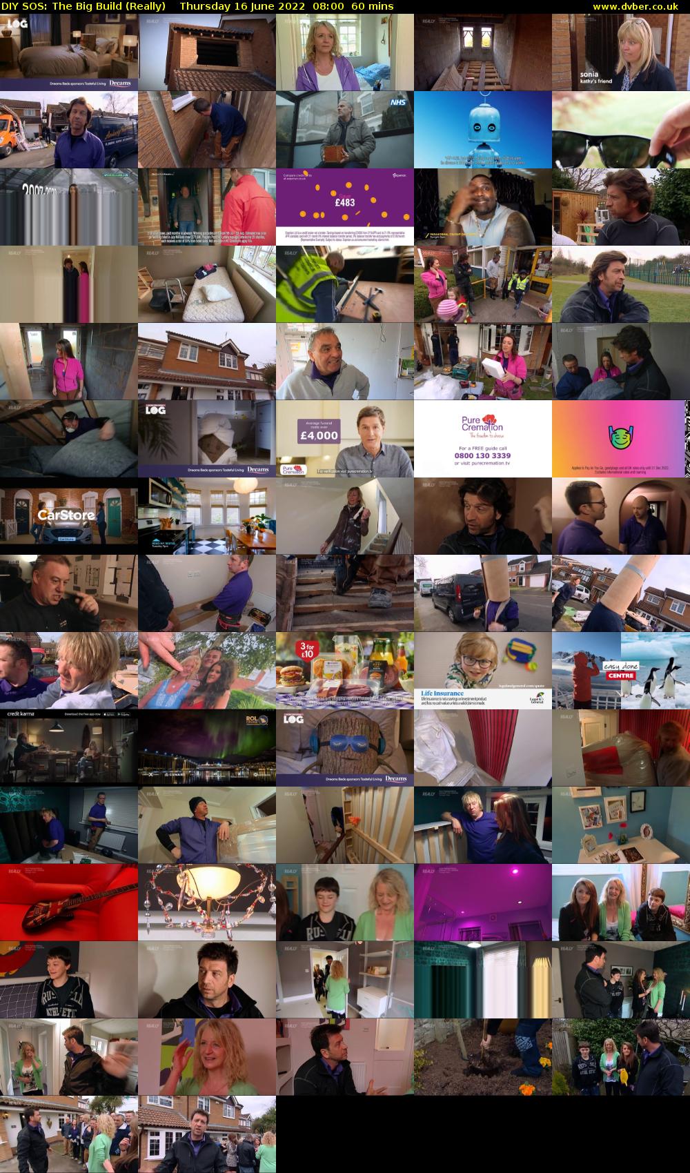 DIY SOS: The Big Build (Really) Thursday 16 June 2022 08:00 - 09:00