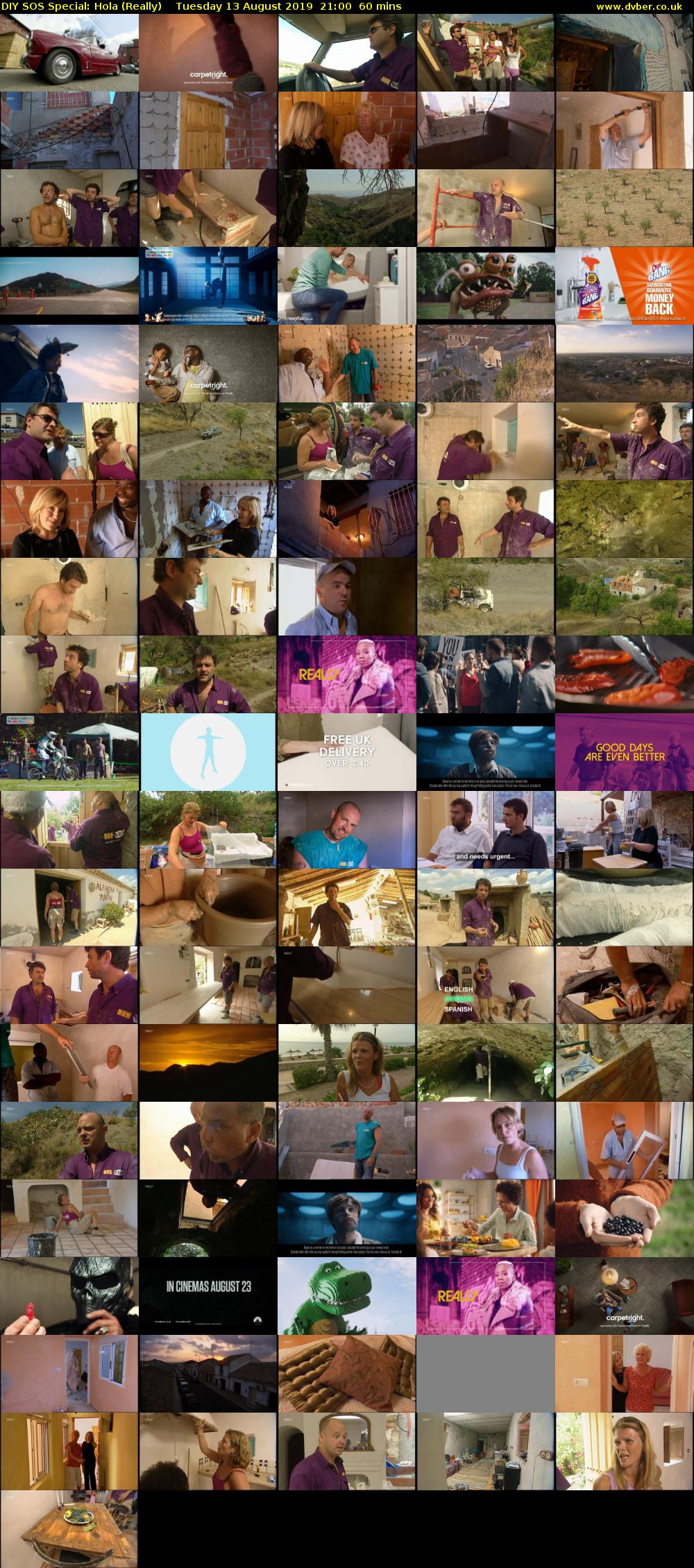 DIY SOS Special: Hola (Really) Tuesday 13 August 2019 21:00 - 22:00