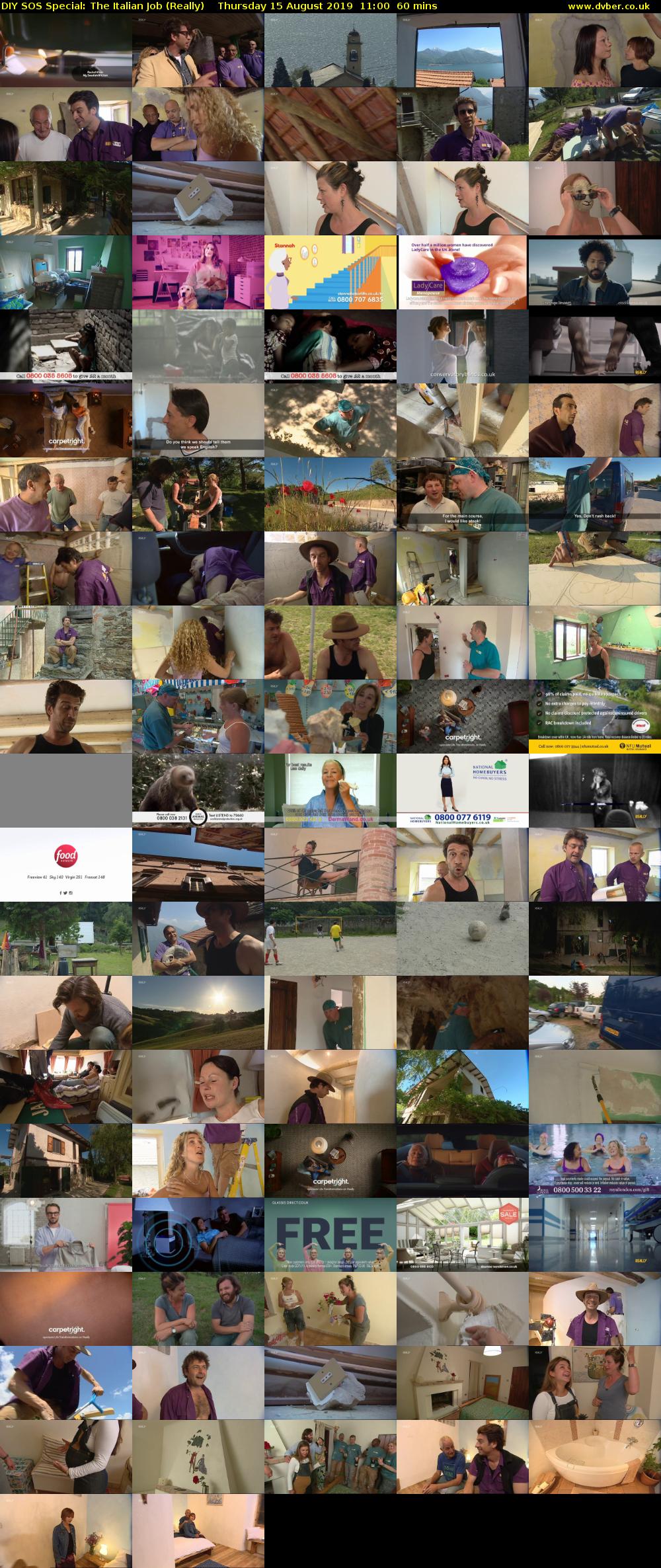 DIY SOS Special: The Italian Job (Really) Thursday 15 August 2019 11:00 - 12:00
