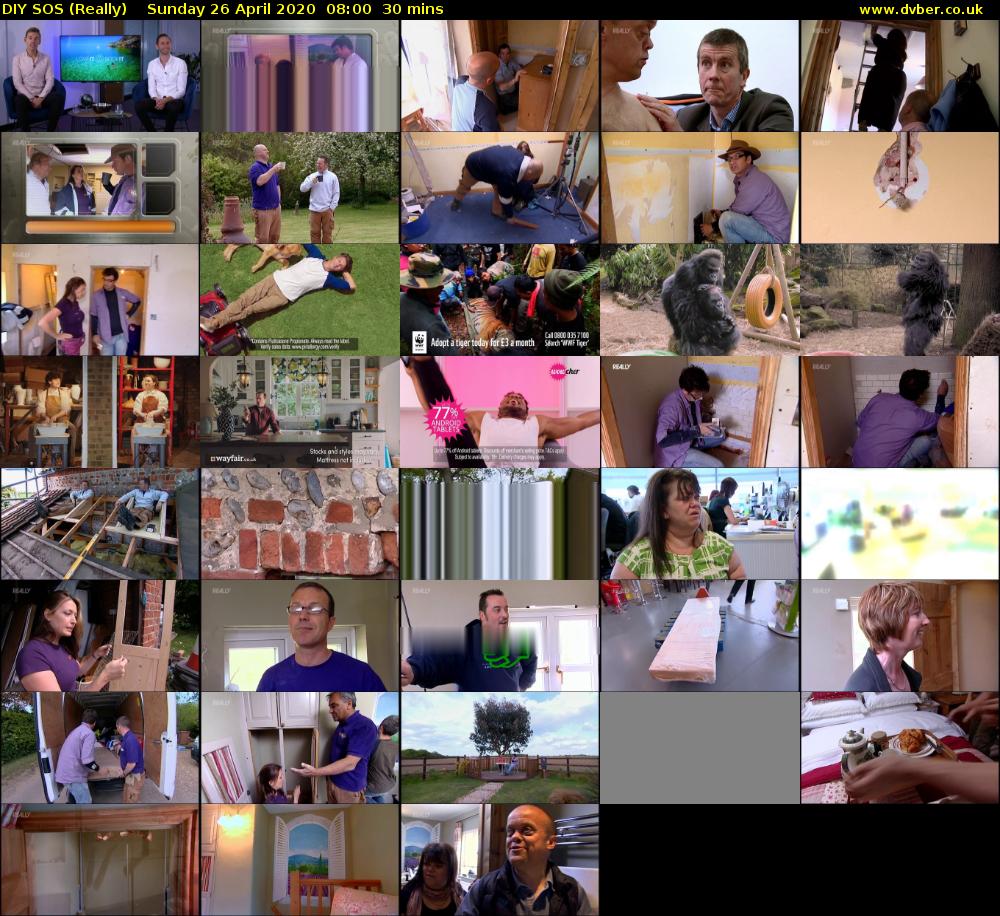 DIY SOS (Really) Sunday 26 April 2020 08:00 - 08:30