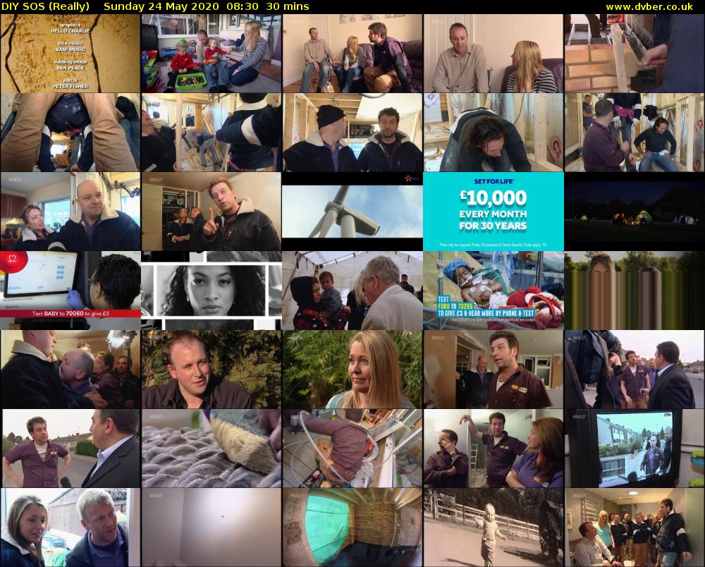 DIY SOS (Really) Sunday 24 May 2020 08:30 - 09:00