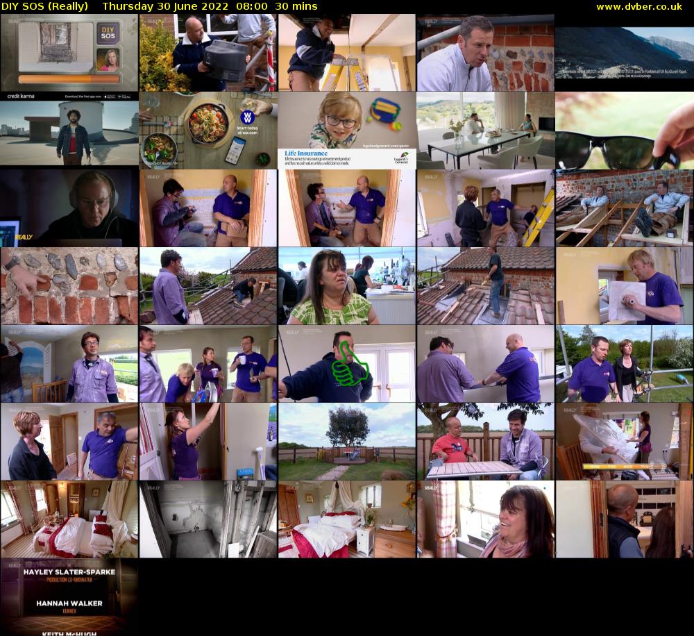 DIY SOS (Really) Thursday 30 June 2022 08:00 - 08:30