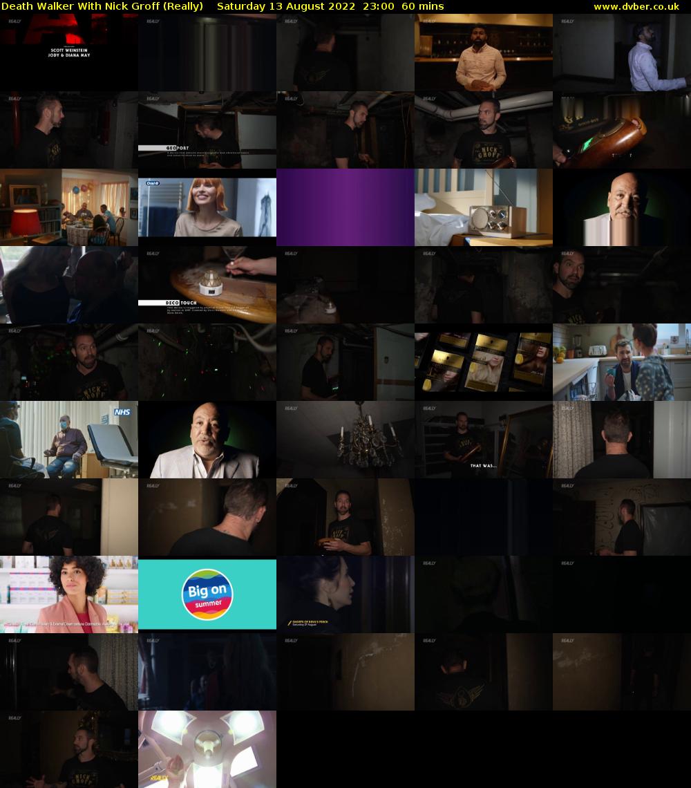 Death Walker With Nick Groff (Really) Saturday 13 August 2022 23:00 - 00:00
