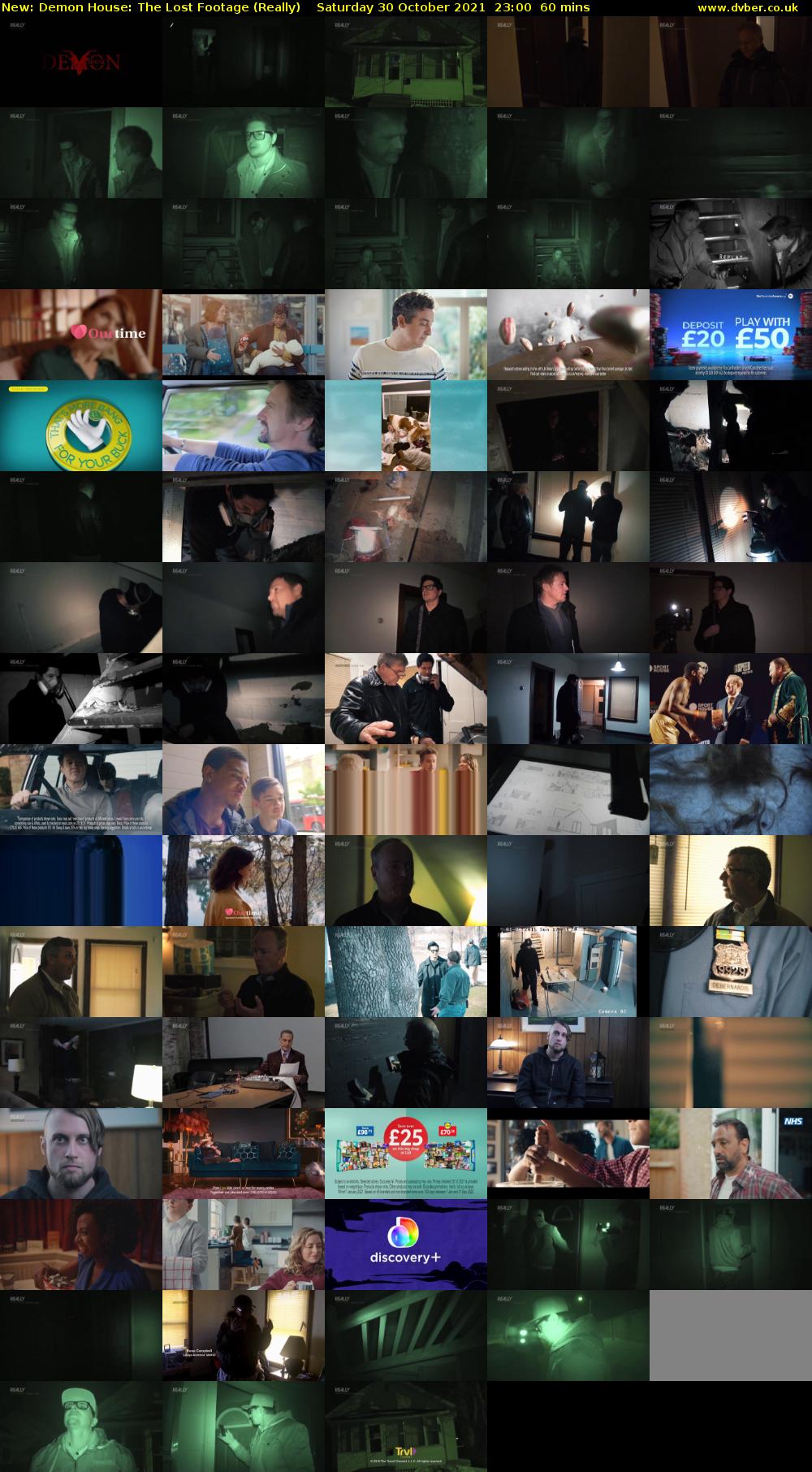 Demon House: The Lost Footage (Really) Saturday 30 October 2021 23:00 - 00:00