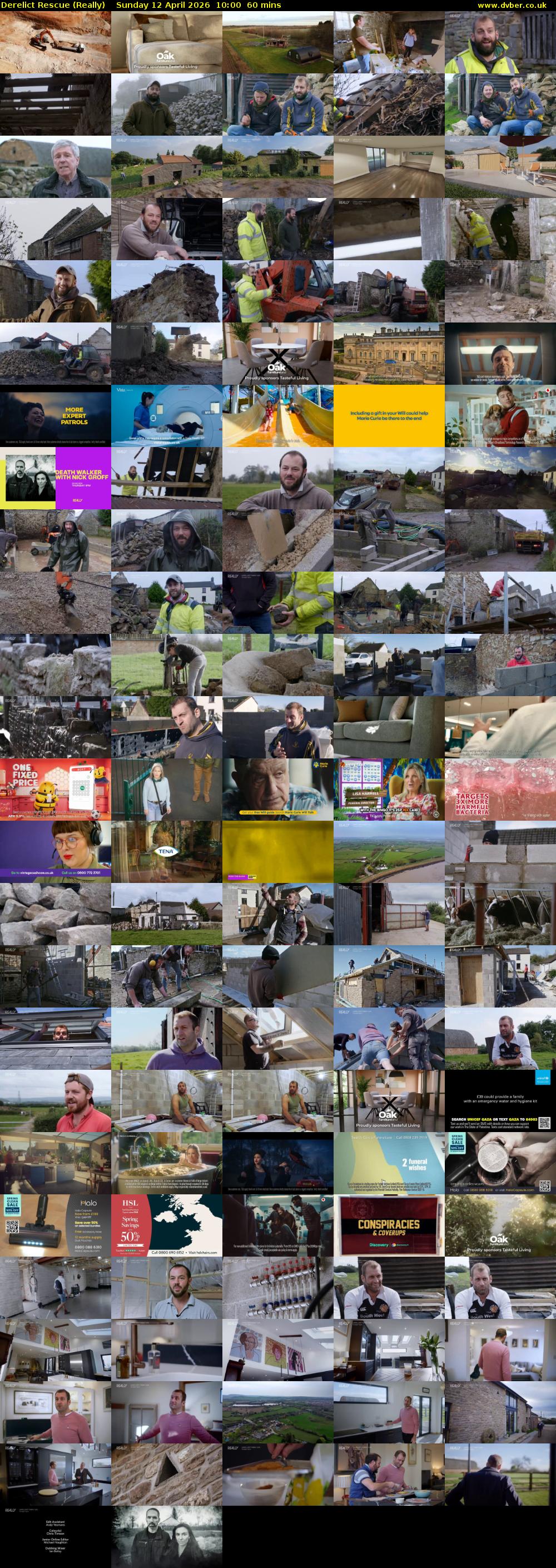 Derelict Rescue (Really) Sunday 12 April 2026 10:00 - 11:00