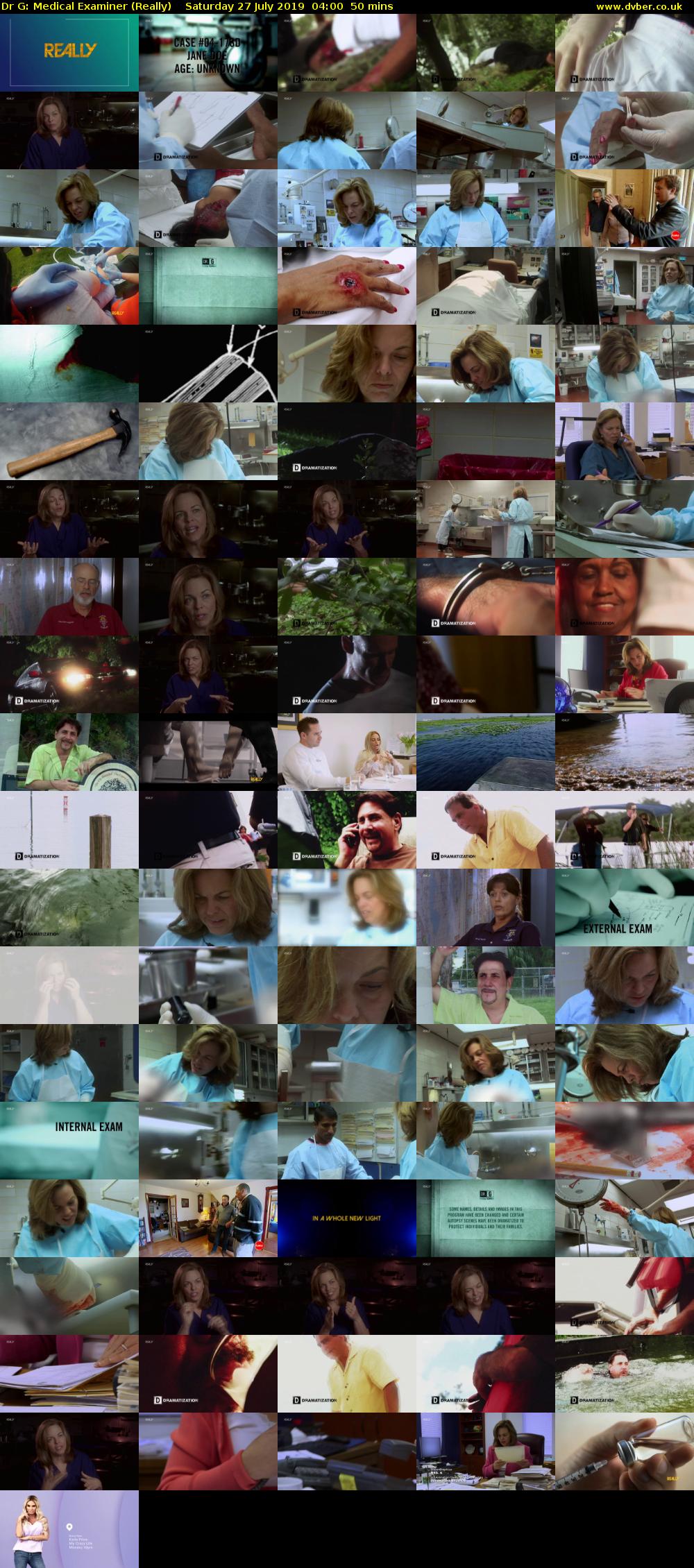 Dr G: Medical Examiner (Really) Saturday 27 July 2019 04:00 - 04:50