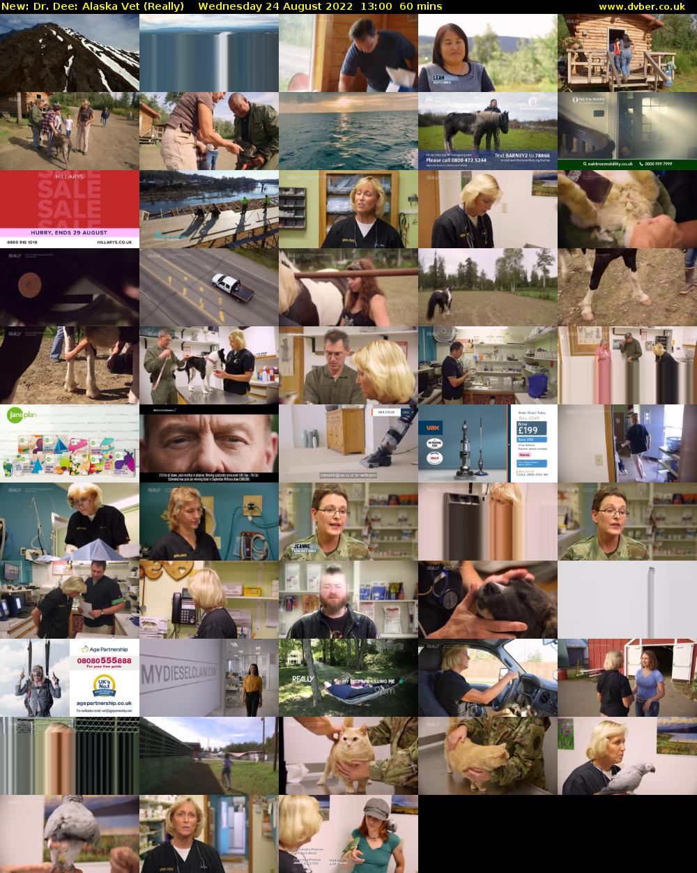 Dr. Dee: Alaska Vet (Really) Wednesday 24 August 2022 13:00 - 14:00