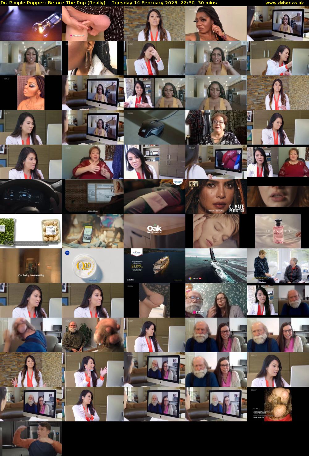 Dr. Pimple Popper: Before The Pop (Really) Tuesday 14 February 2023 22:30 - 23:00