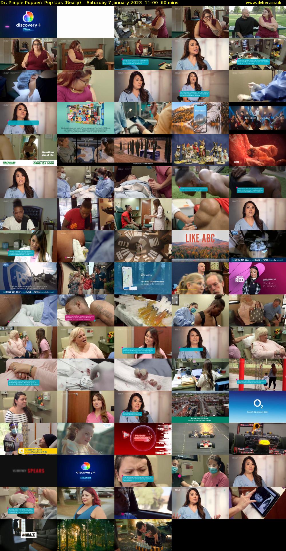 Dr. Pimple Popper: Pop Ups (Really) Saturday 7 January 2023 11:00 - 12:00