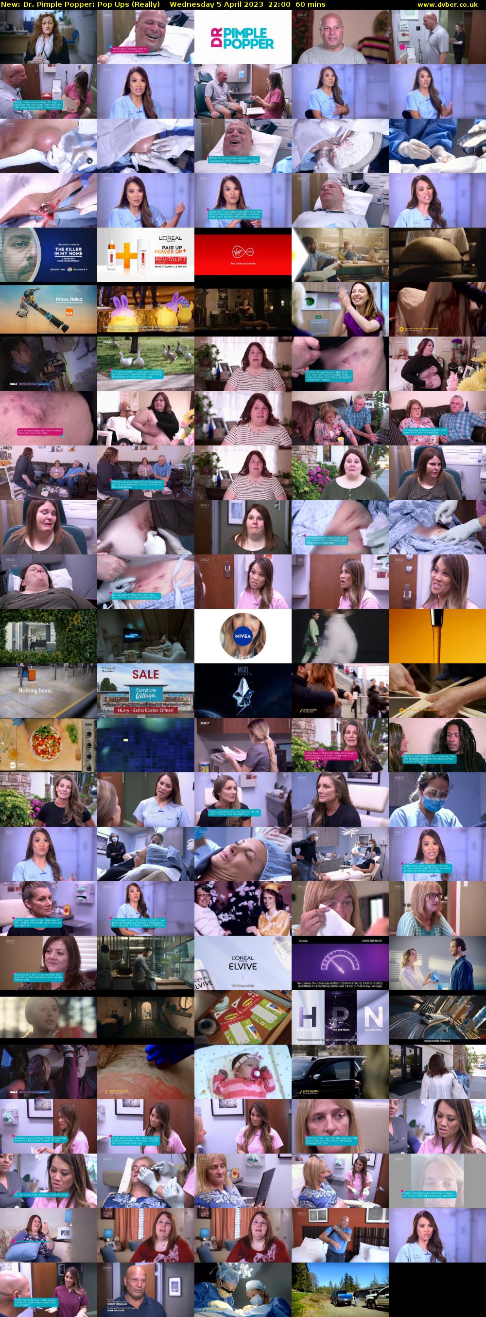 Dr. Pimple Popper: Pop Ups (Really) Wednesday 5 April 2023 22:00 - 23:00