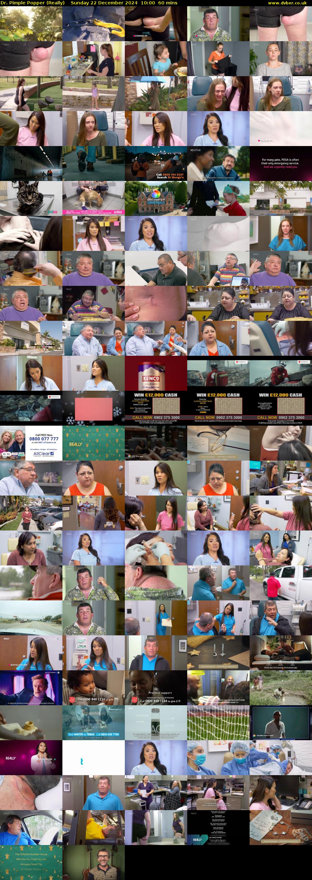 Dr. Pimple Popper (Really) Sunday 22 December 2024 10:00 - 11:00