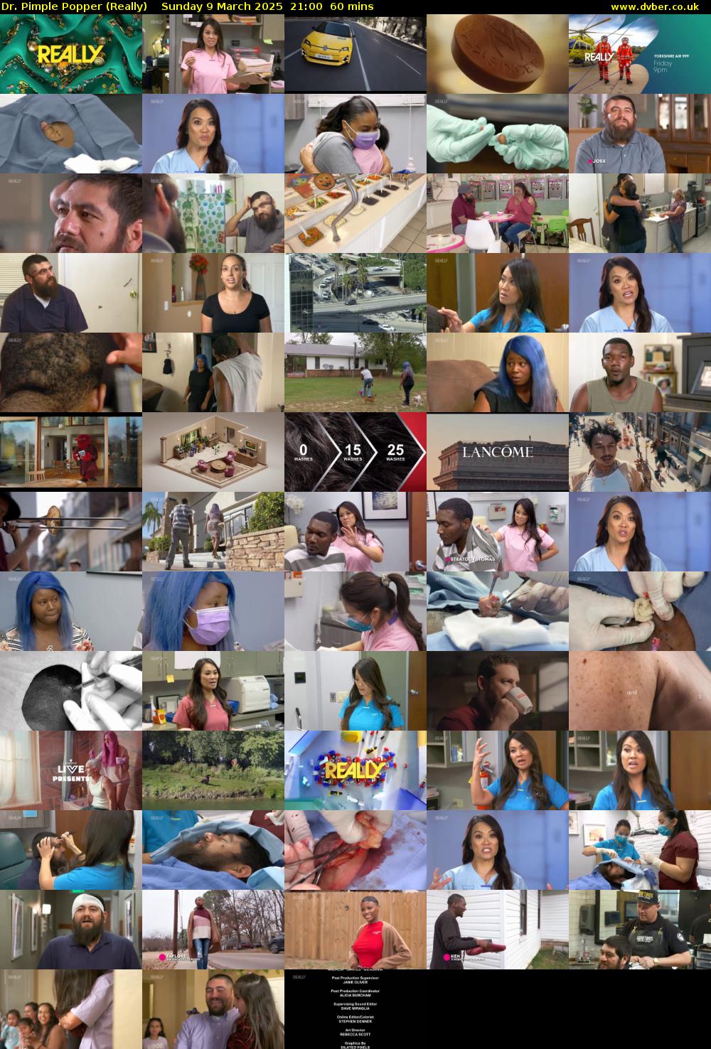 Dr. Pimple Popper (Really) Sunday 9 March 2025 21:00 - 22:00