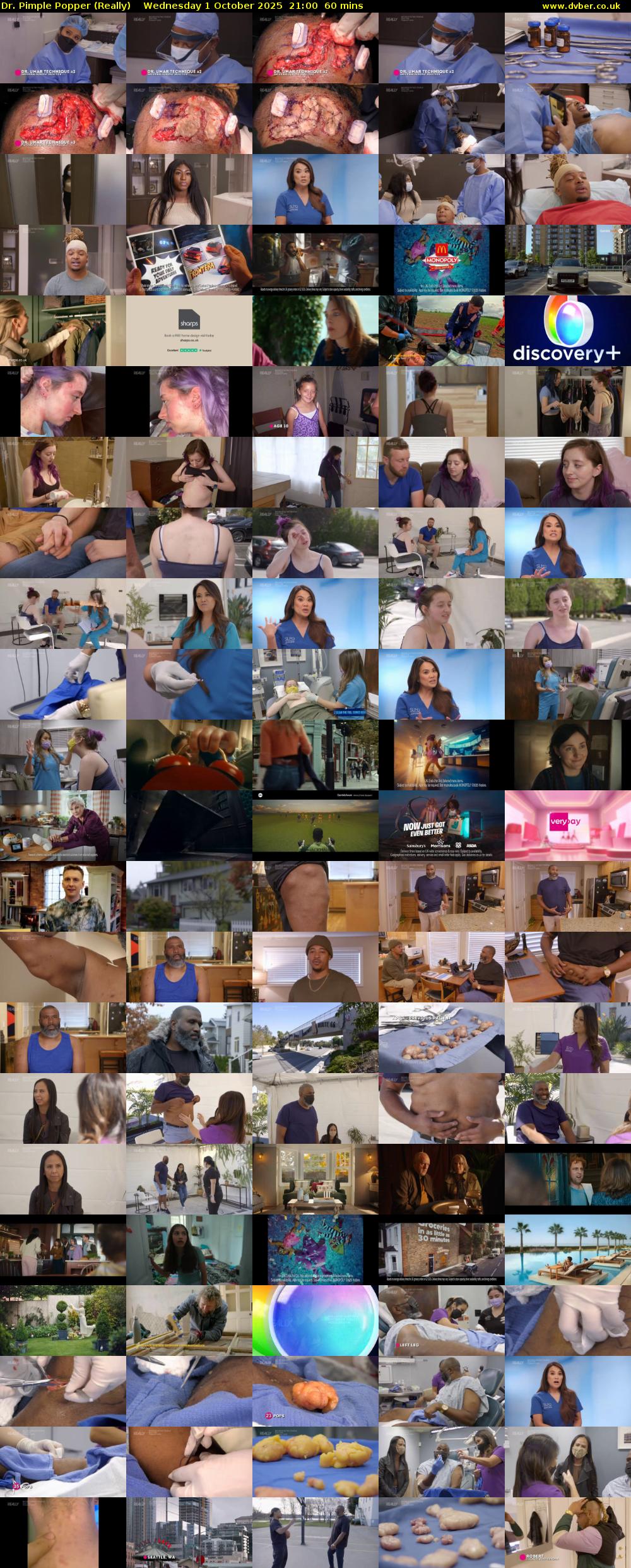 Dr. Pimple Popper (Really) Wednesday 1 October 2025 21:00 - 22:00