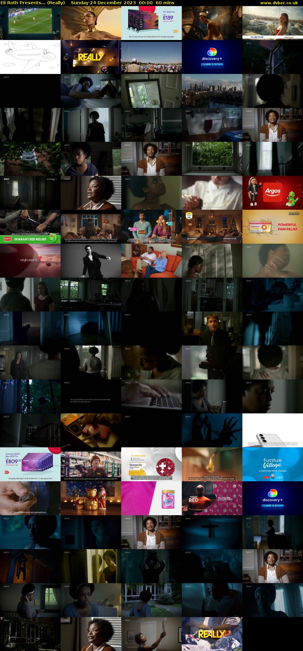 Eli Roth Presents... (Really) Sunday 24 December 2023 00:00 - 01:00