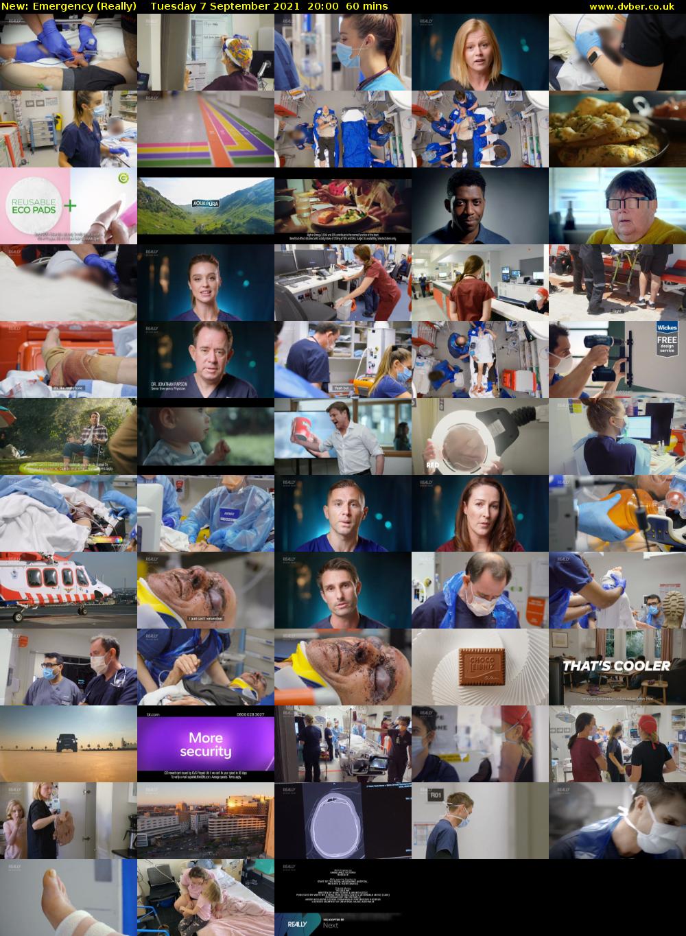 Emergency (Really) Tuesday 7 September 2021 21:00 - 22:00