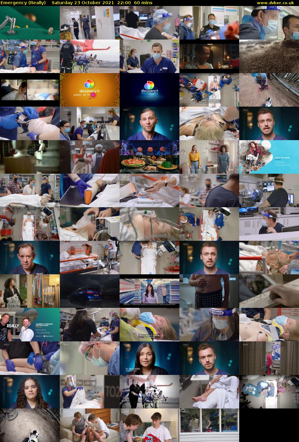 Emergency (Really) Saturday 23 October 2021 22:00 - 23:00