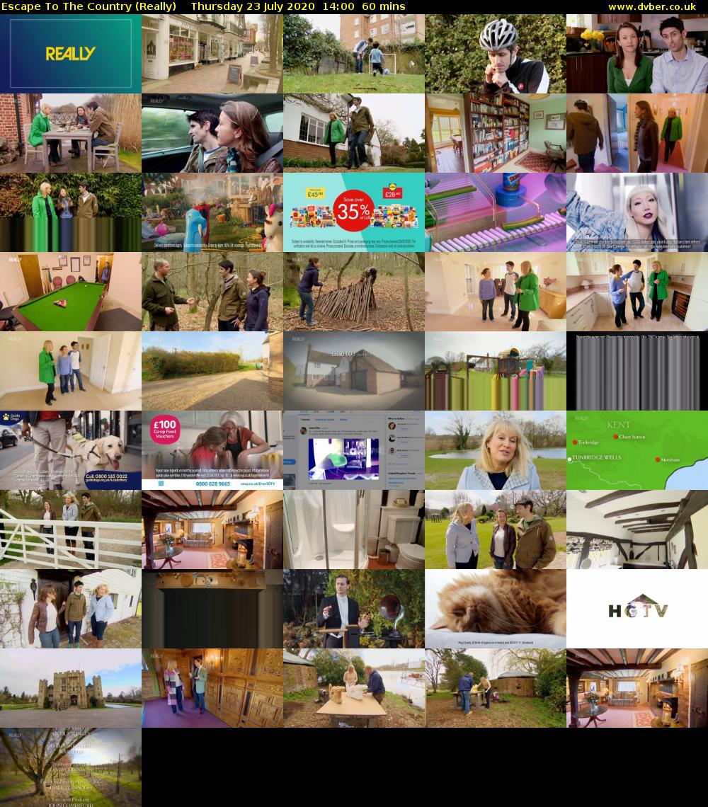 Escape to the Country (Really) Thursday 23 July 2020 14:00 - 15:00