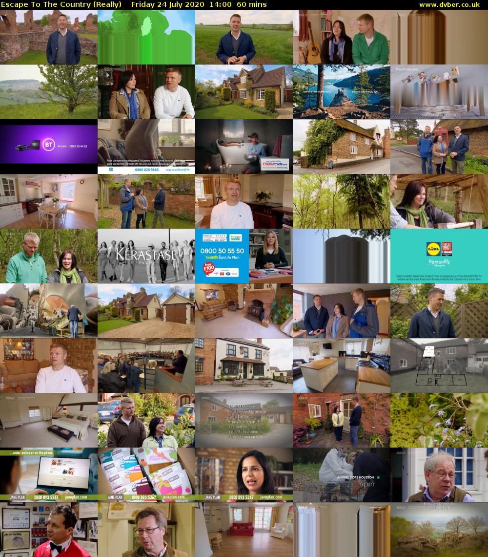 Escape to the Country (Really) Friday 24 July 2020 14:00 - 15:00