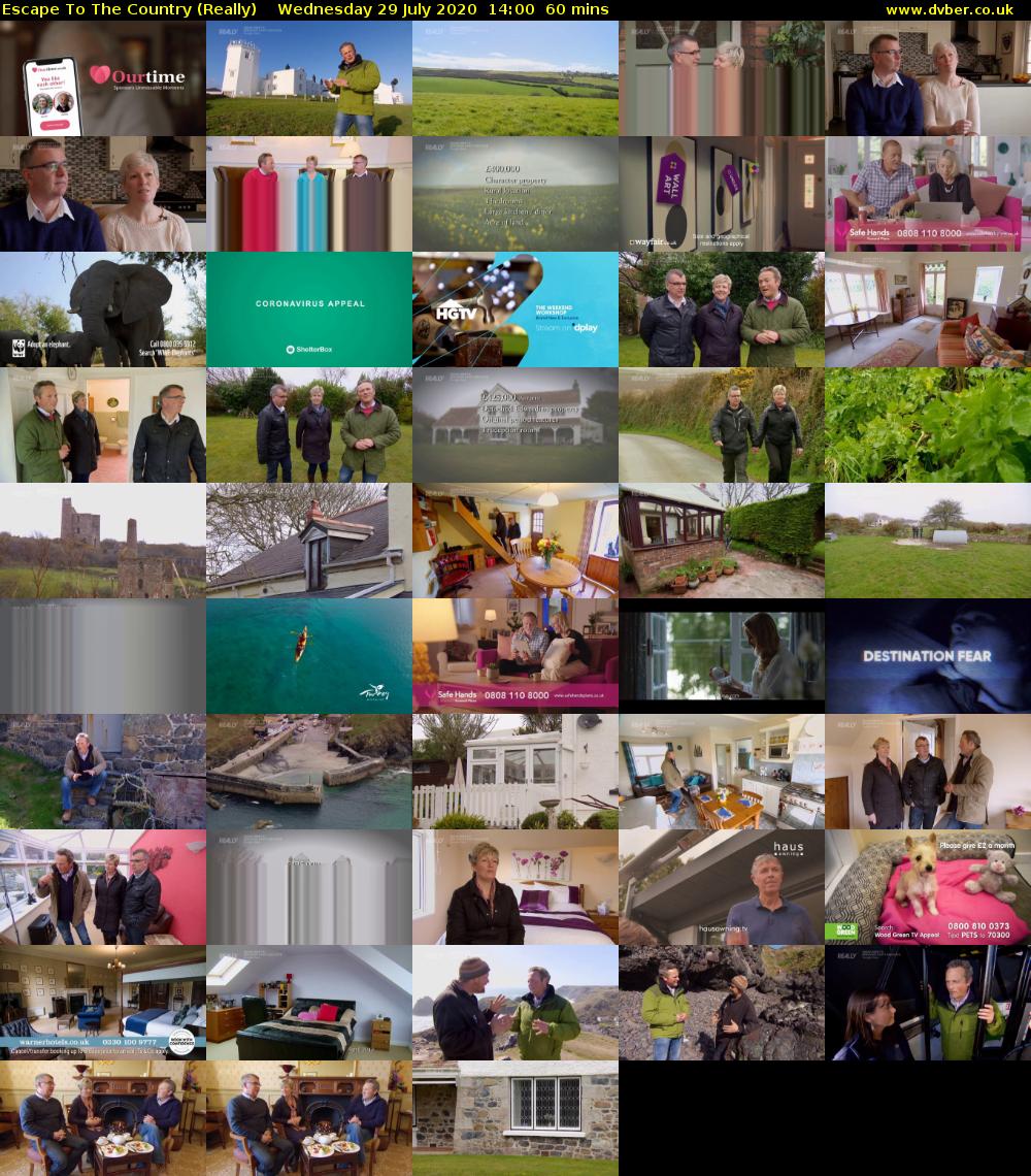 Escape to the Country (Really) Wednesday 29 July 2020 14:00 - 15:00