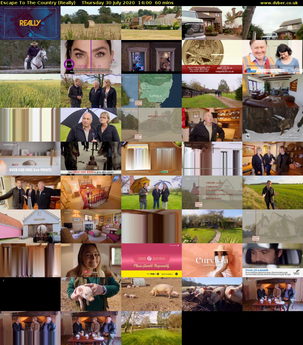 Escape to the Country (Really) Thursday 30 July 2020 14:00 - 15:00