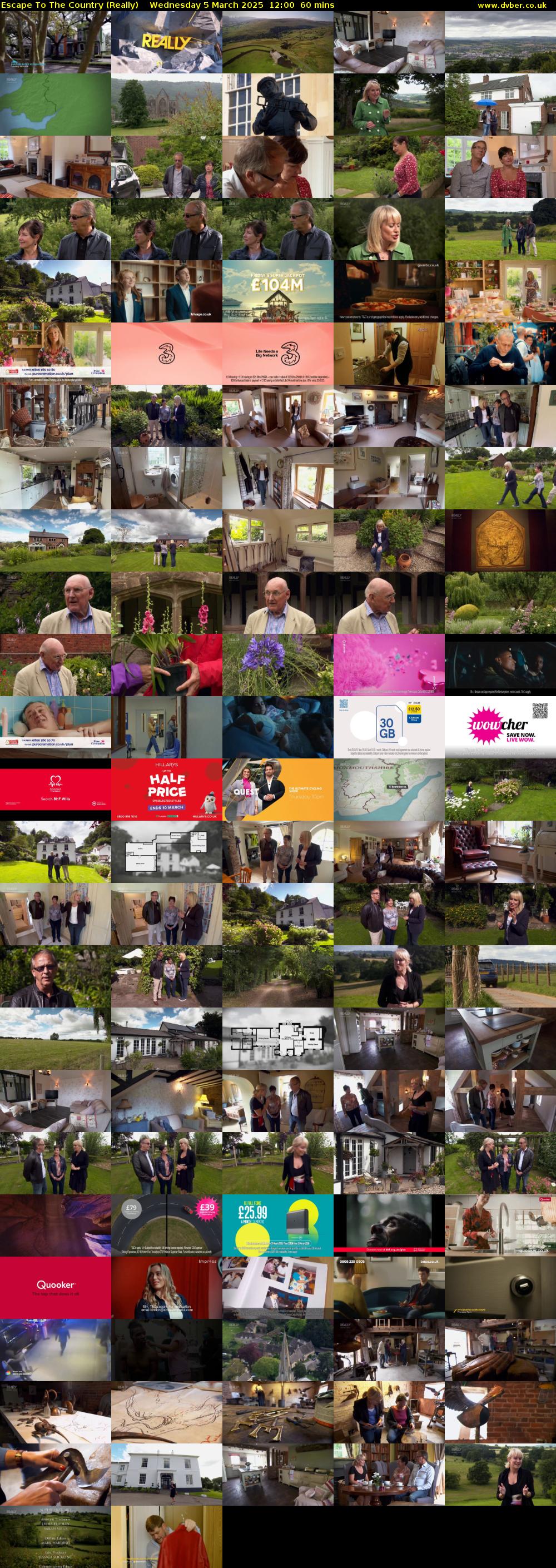 Escape to the Country (Really) Wednesday 5 March 2025 12:00 - 13:00