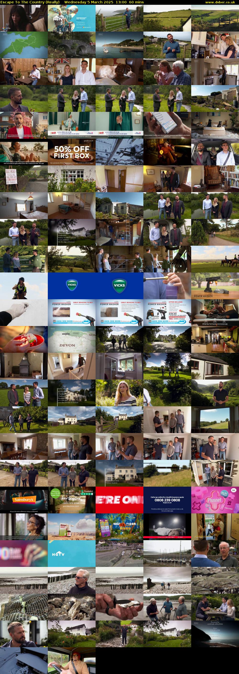 Escape to the Country (Really) Wednesday 5 March 2025 13:00 - 14:00