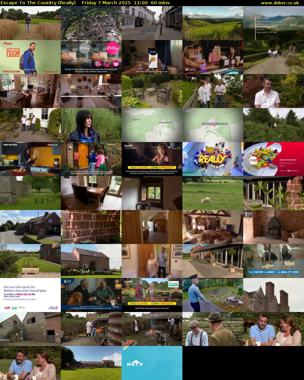 Escape to the Country (Really) Friday 7 March 2025 12:00 - 13:00
