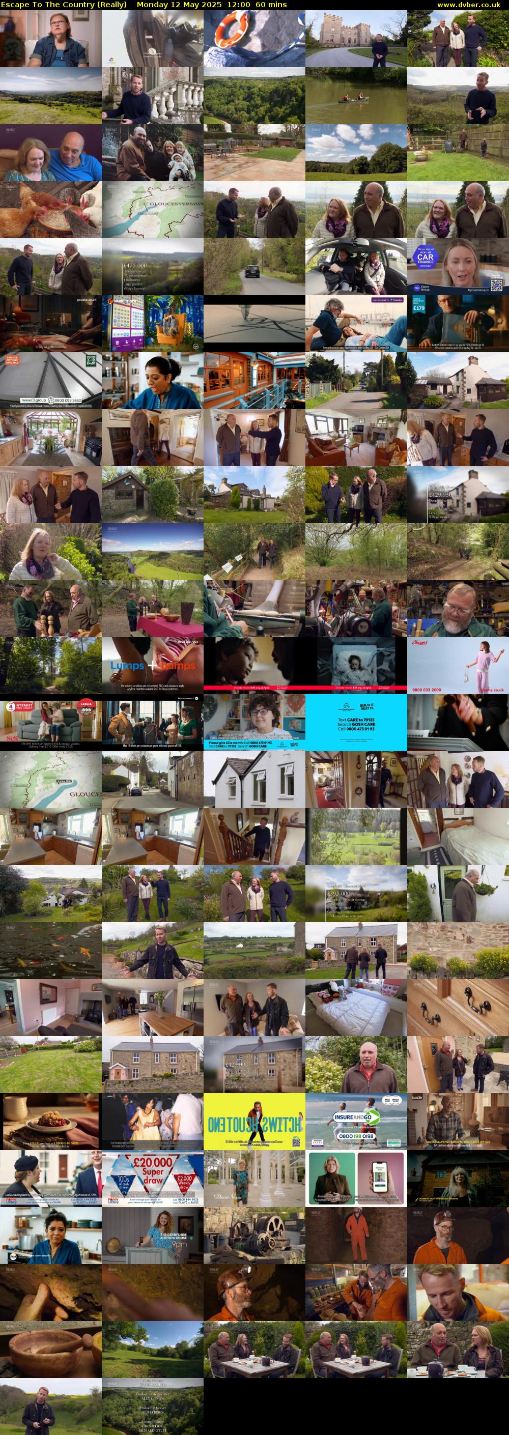 Escape to the Country (Really) Monday 12 May 2025 12:00 - 13:00