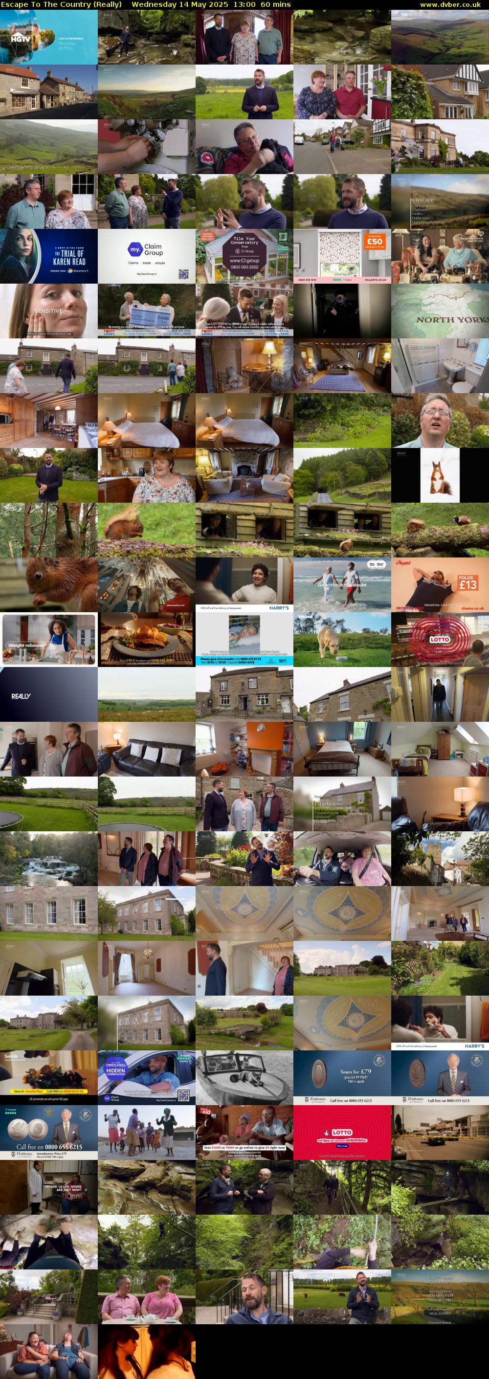 Escape to the Country (Really) Wednesday 14 May 2025 13:00 - 14:00