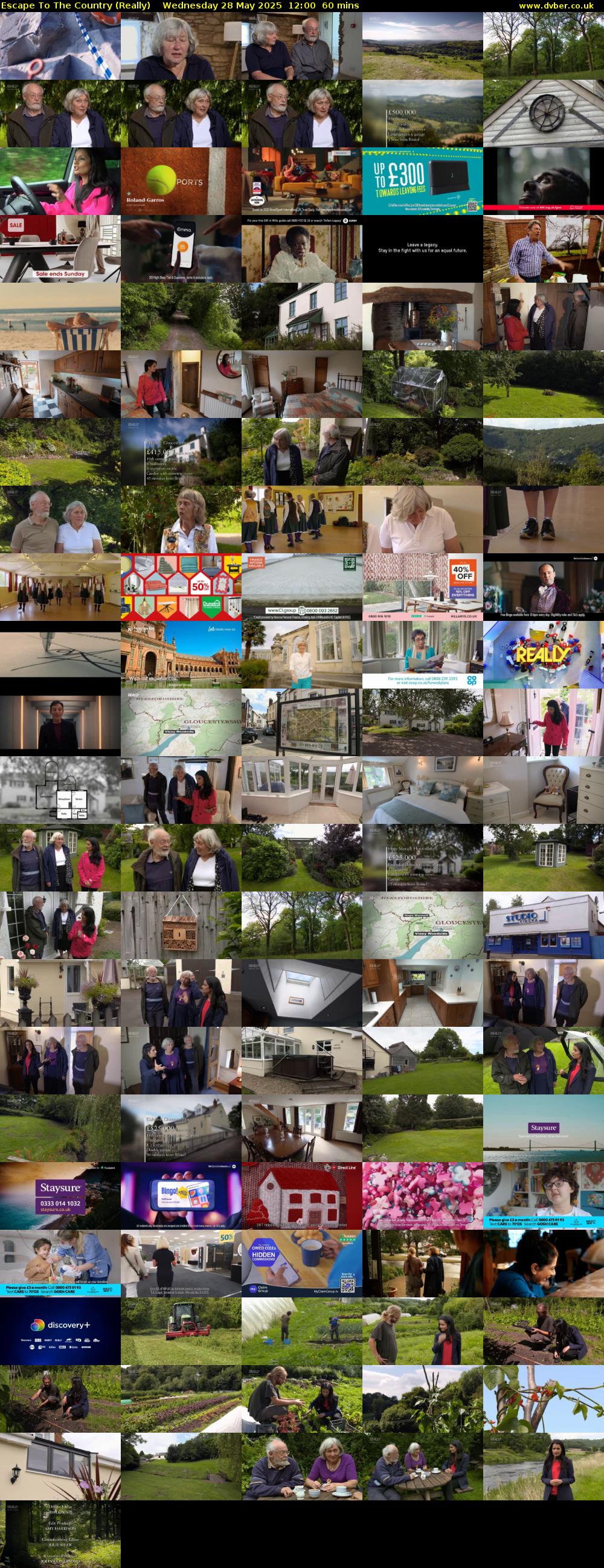 Escape to the Country (Really) Wednesday 28 May 2025 12:00 - 13:00