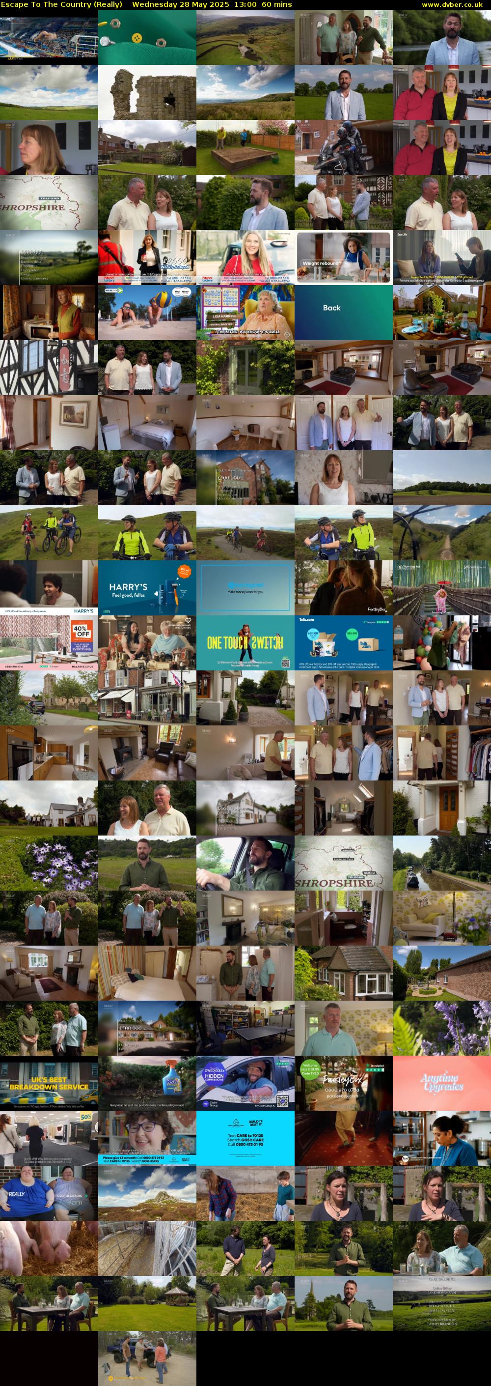 Escape to the Country (Really) Wednesday 28 May 2025 13:00 - 14:00