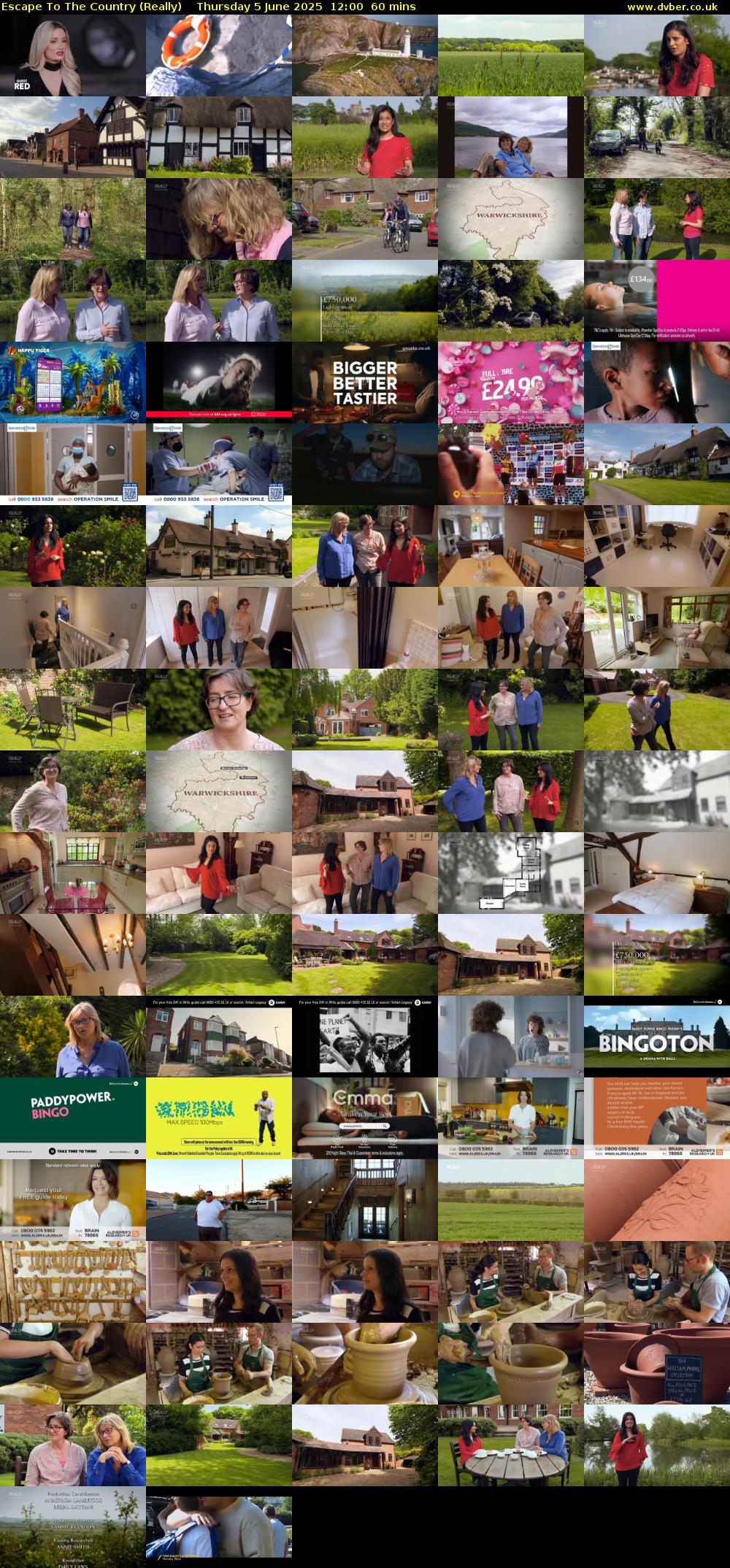 Escape to the Country (Really) Thursday 5 June 2025 12:00 - 13:00
