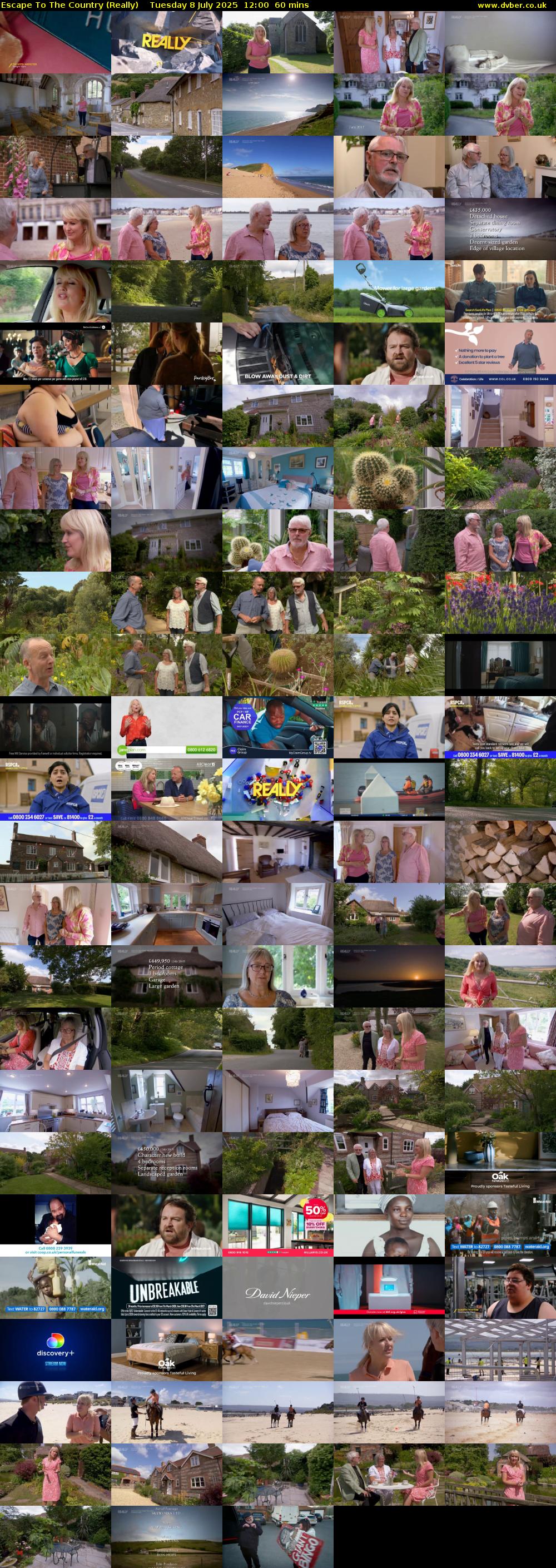 Escape to the Country (Really) Tuesday 8 July 2025 12:00 - 13:00