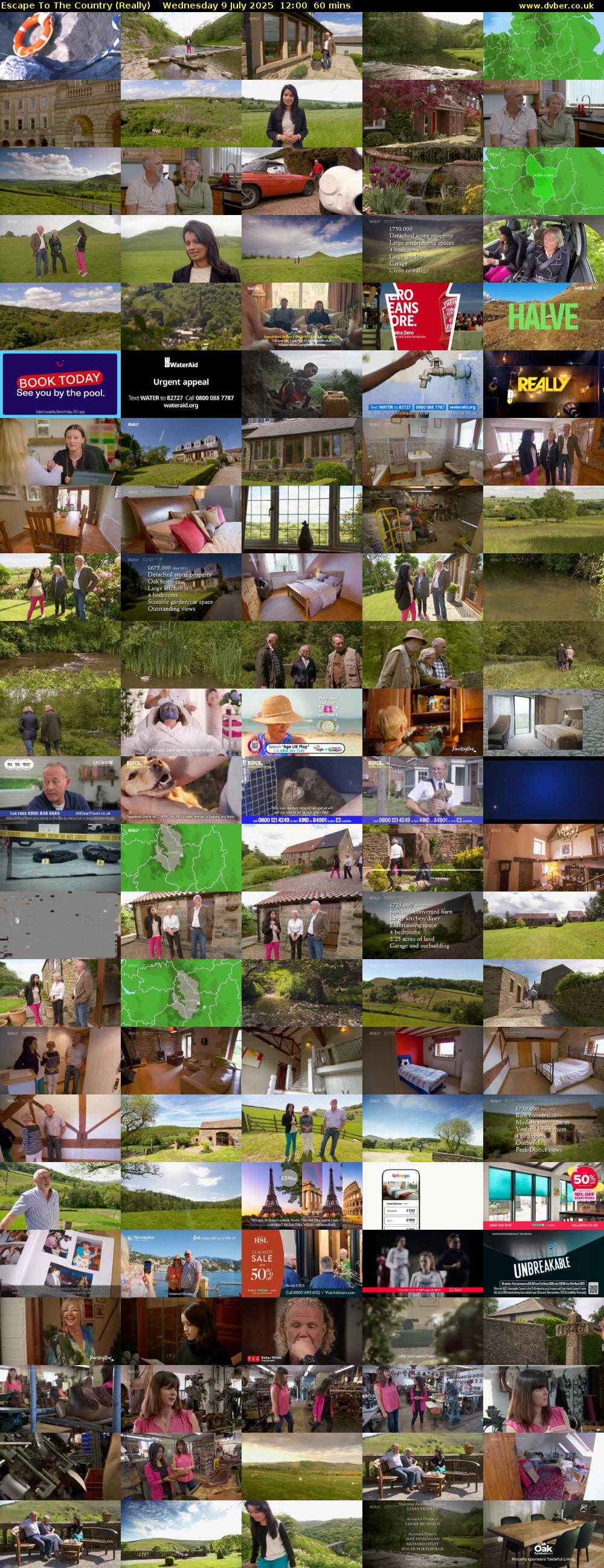 Escape to the Country (Really) Wednesday 9 July 2025 12:00 - 13:00