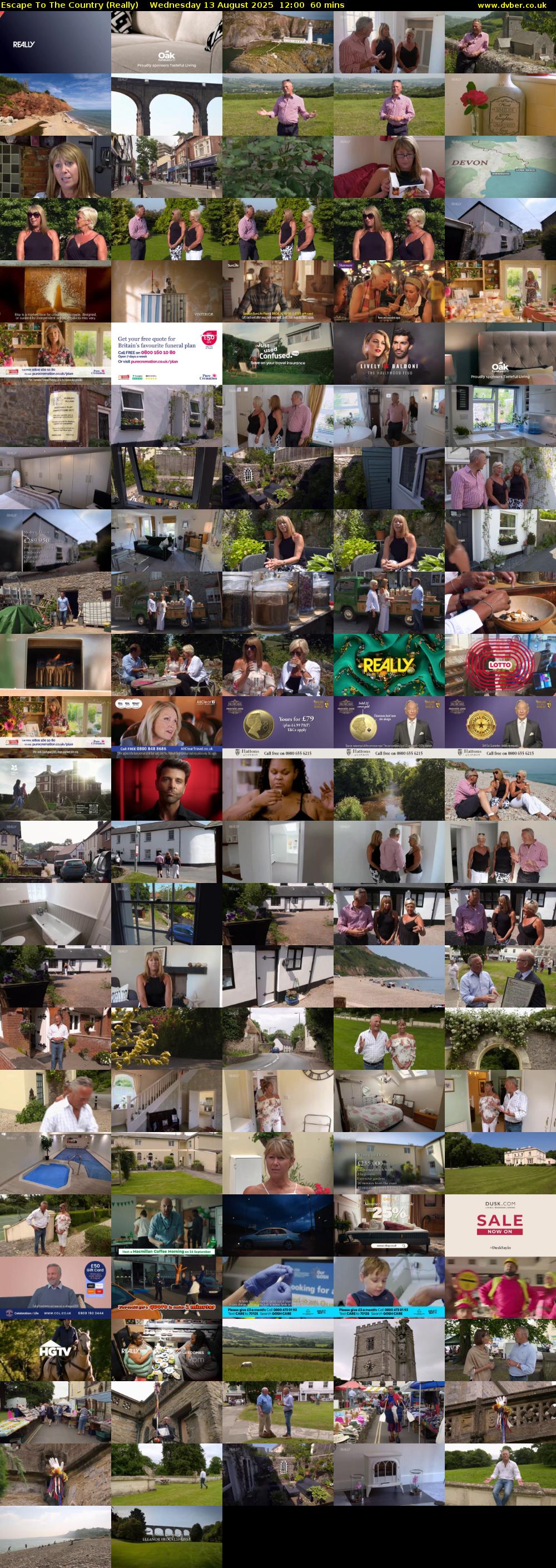 Escape to the Country (Really) Wednesday 13 August 2025 12:00 - 13:00