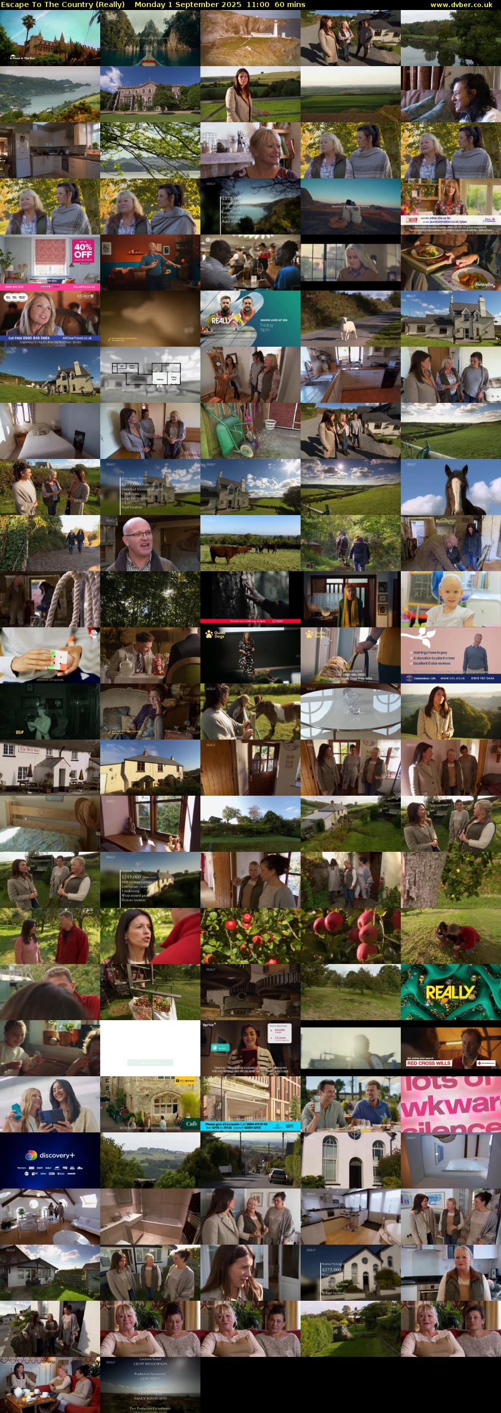 Escape to the Country (Really) Monday 1 September 2025 11:00 - 12:00