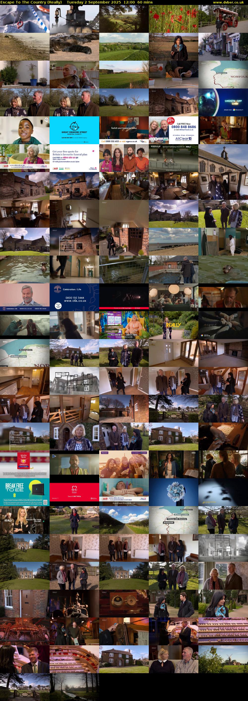 Escape to the Country (Really) Tuesday 2 September 2025 12:00 - 13:00