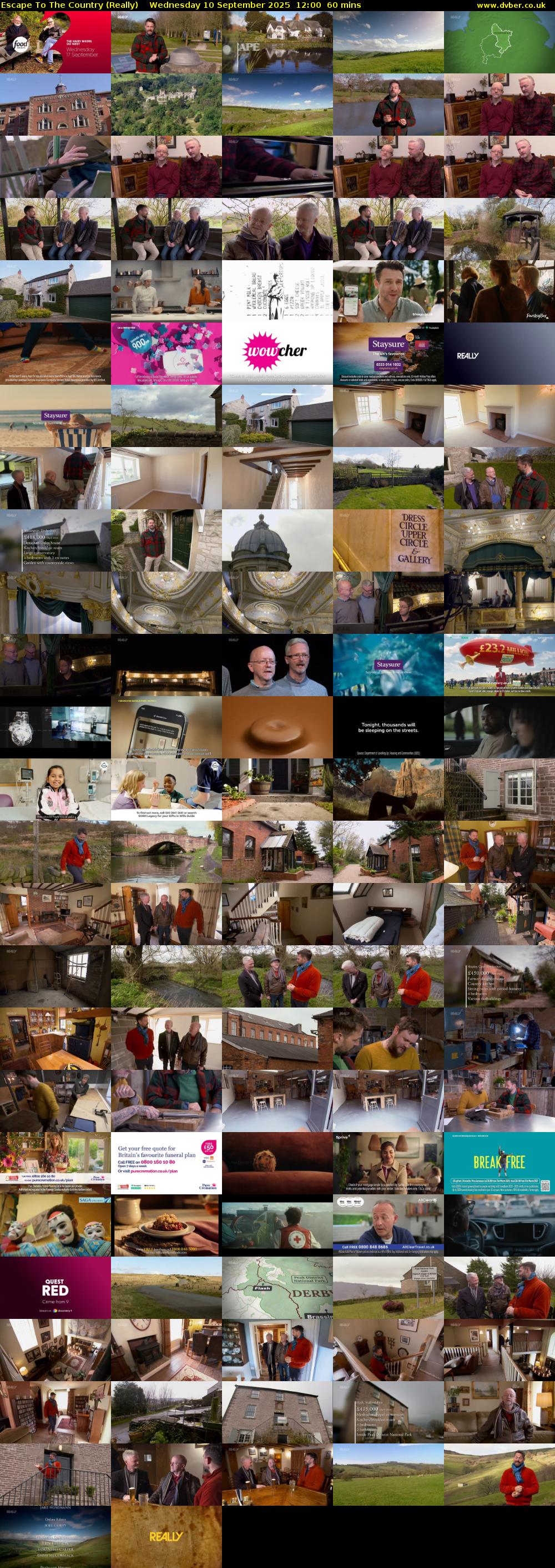 Escape to the Country (Really) Wednesday 10 September 2025 12:00 - 13:00