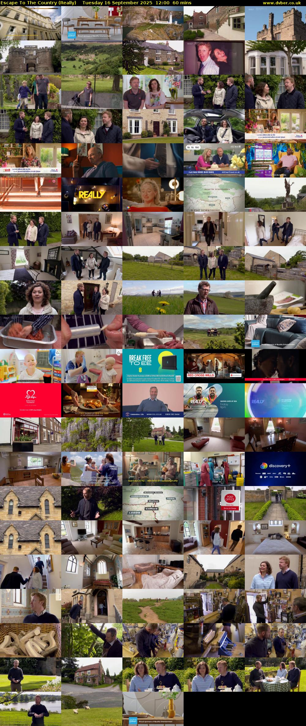 Escape to the Country (Really) Tuesday 16 September 2025 12:00 - 13:00