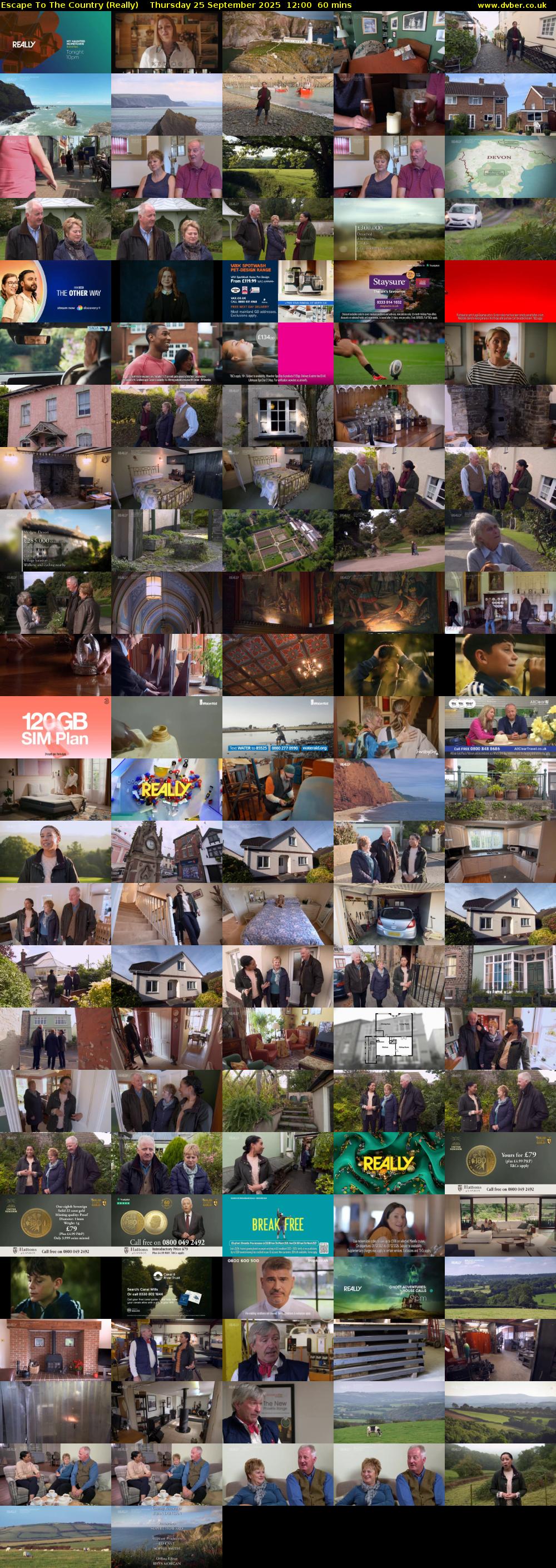 Escape to the Country (Really) Thursday 25 September 2025 12:00 - 13:00