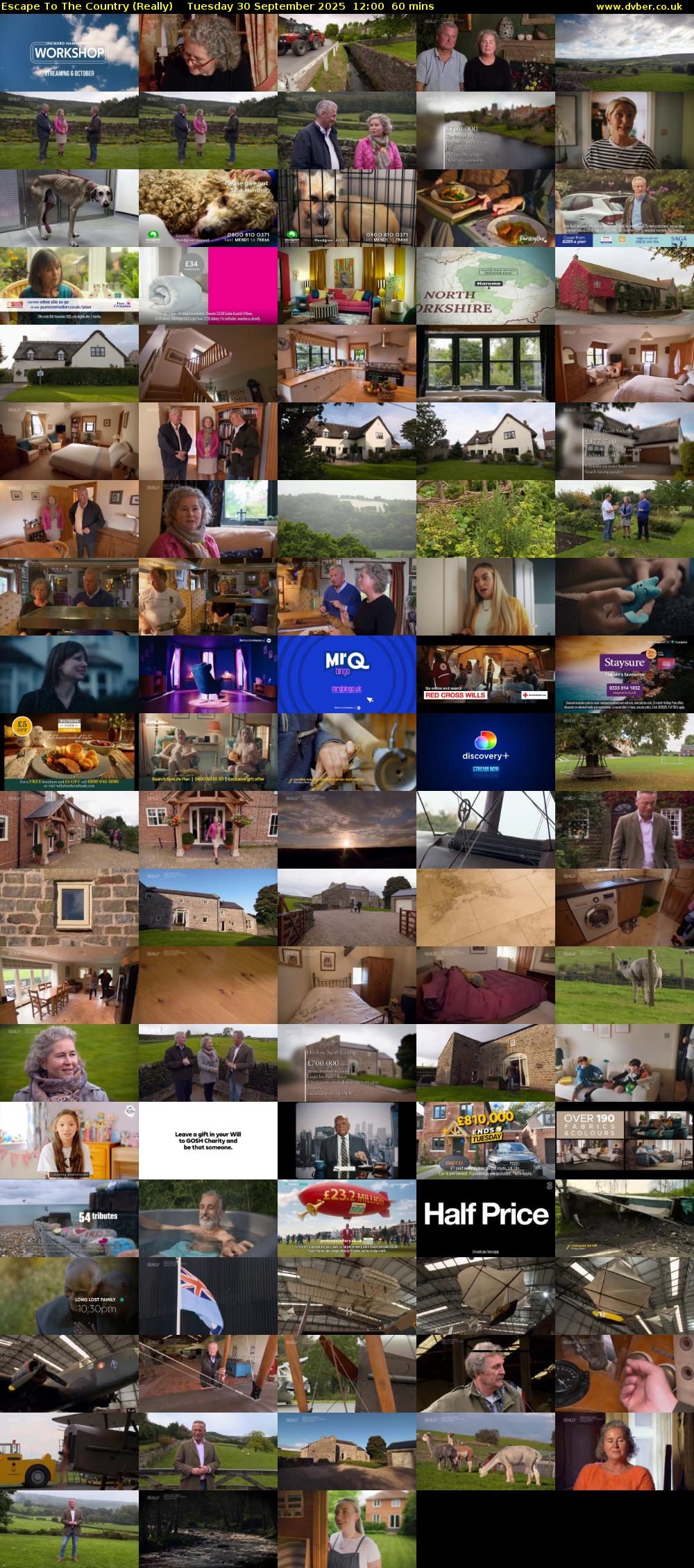 Escape to the Country (Really) Tuesday 30 September 2025 12:00 - 13:00